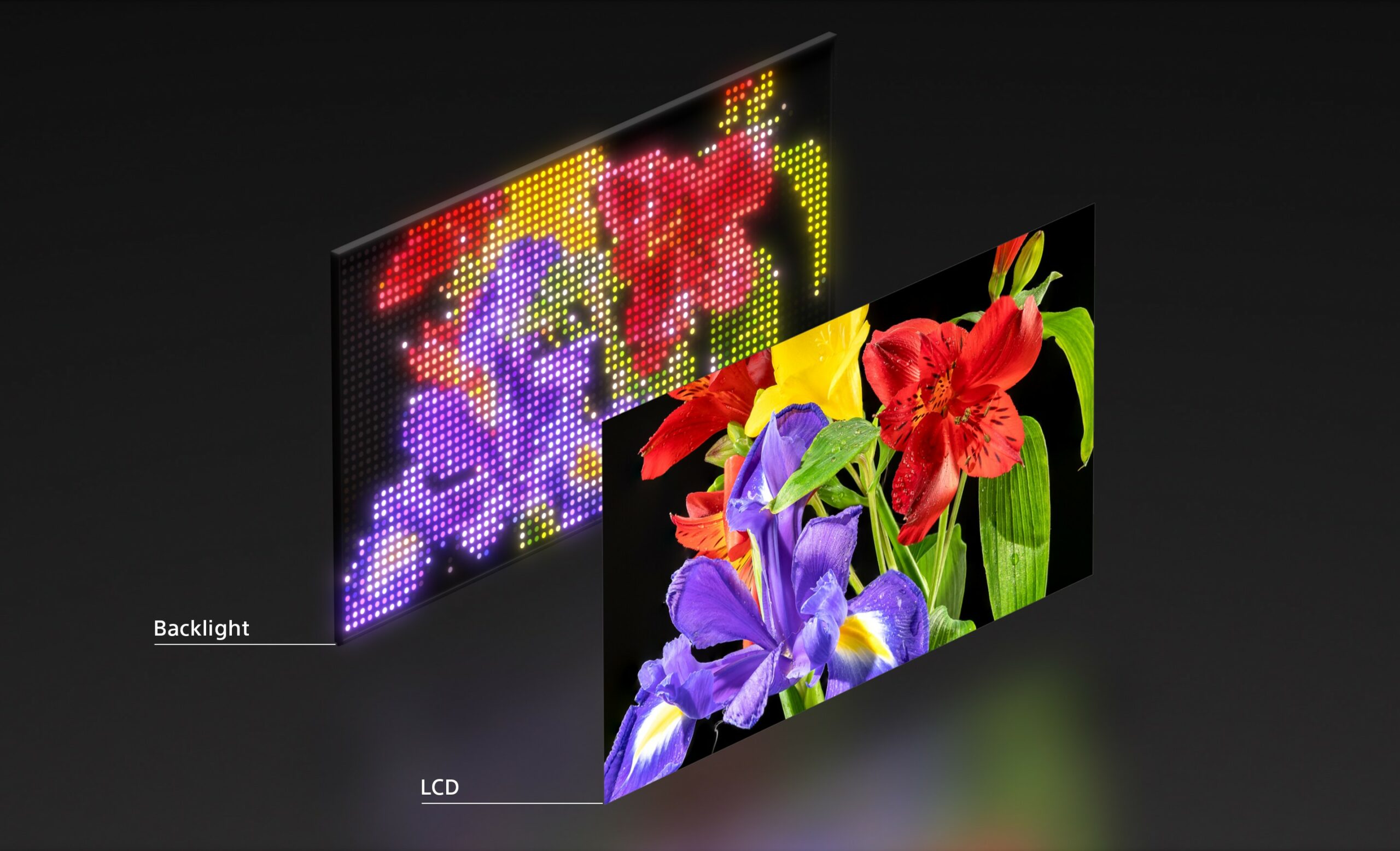 Enligt Sony går de första produkterna med den nya RGB LED-bakgrundsbelysningen i massproduktion redan 2025.