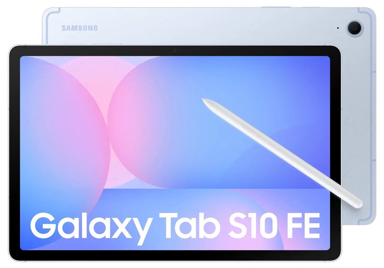 Galaxy Tab S10 FE är lättare än föregångaren, vilket gör den ännu smidigare att bära med sig.