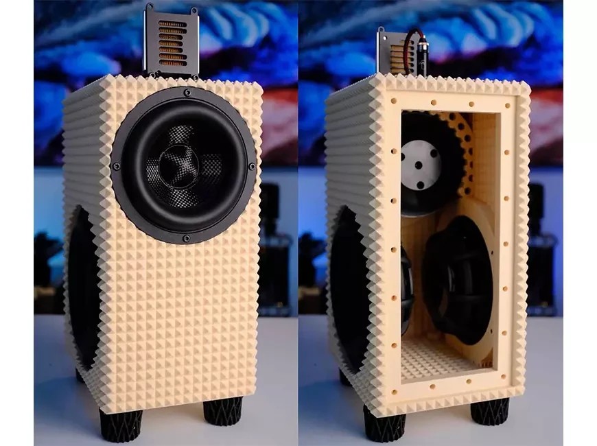 Virtual HiFi Viper-stativhögtalarna har ett Dayton Audio Epique mellanregister-/baselement med en 150 millimeter stor kolfiberkon och 14 millimeters linjär slaglängd, kompletterat med två 180 millimeter stora passiva radiatorer på kabinettets sidor.