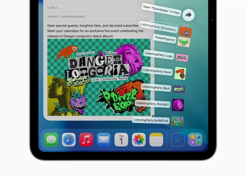 Designspråket Liquid Glass har även kommit till iPadOS 26.